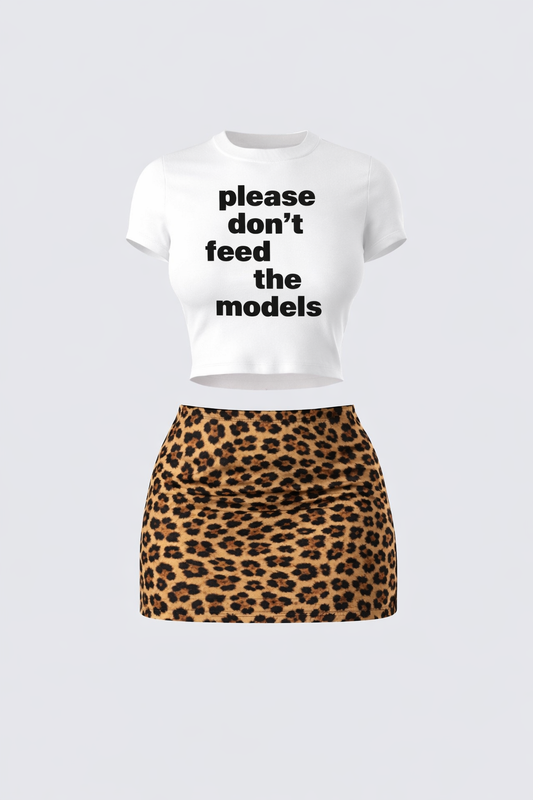 Please Don't Feed The Models Baby Tee