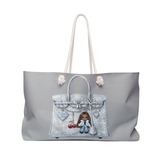 Chrome Birkin Weekend Tote